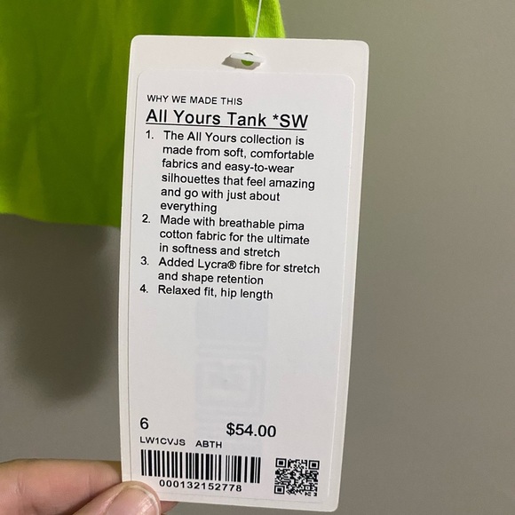 Lululemon Seawheeze All Yours Tank​ - Picture 6 of 6